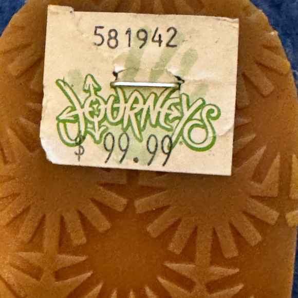 UGG Vibrant Blue Plush Slippers - Picture 5 of 5